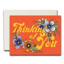 The Rainbow Vision Thinking Of You Florals Card