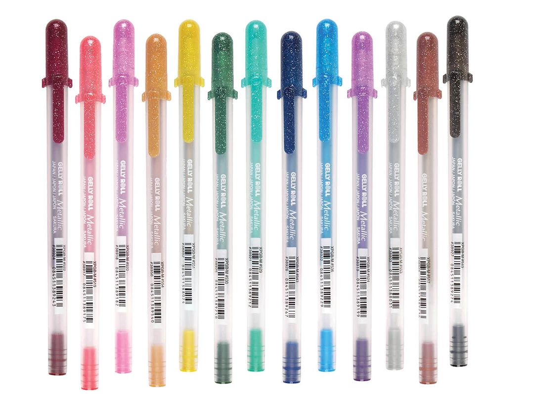 Sakura Pens + Pencils Gelly Roll Metallic 3 Sakura Pens + Pencils Gelly Roll Metallic