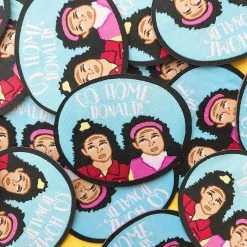 Party Art Community Go Home Donald! Iron-on Patch