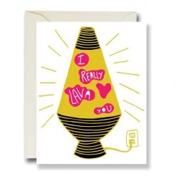 The Rainbow Vision Greeting Cards Lava You Card