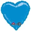 Anagram Balloons 18" Metallic Blue Heart