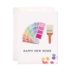 Bloomwolf Studio New Home Paint Card Greeting Cards