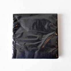 Party Art Community Black Large Party Napkins