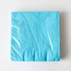 Party Art Community Blue Large Party Napkins