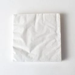 Party Art Community White Large Party Napkins