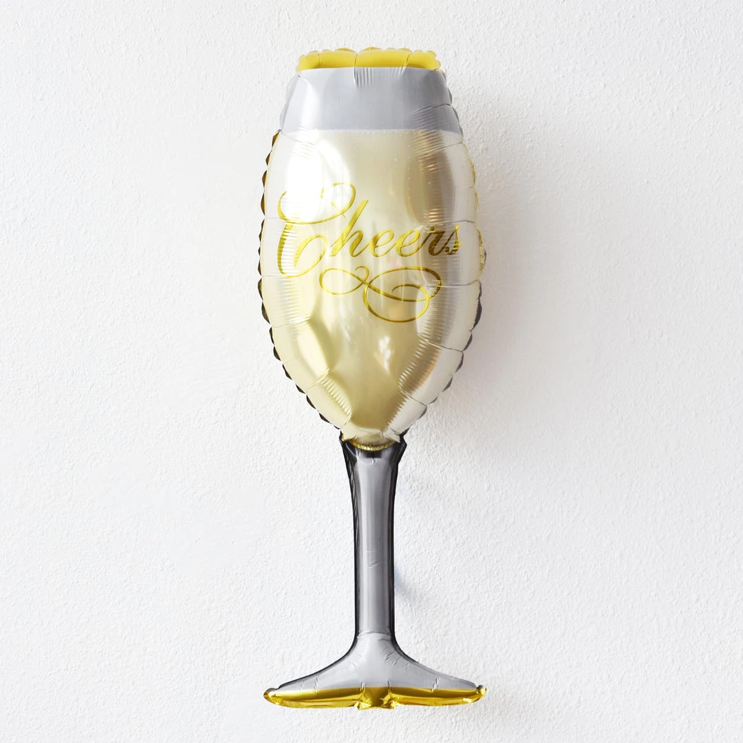 Party Art Community 38" Champagne Cheers Glass Balloon 3 Party Art Community 38" Champagne Cheers Glass Balloon