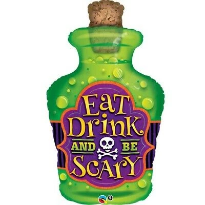 Qualatex Balloons 40" Halloween Poison Bottle 3 Qualatex Balloons 40" Halloween Poison Bottle