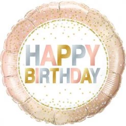 Qualatex 18" Birthday Metallic Dots