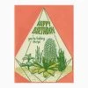Blackbird Letterpress Terrarium Birthday Card