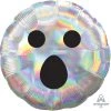 Anagram Balloons 18" Iridescent Ghost Face 1 Anagram Balloons 18" Iridescent Ghost Face
